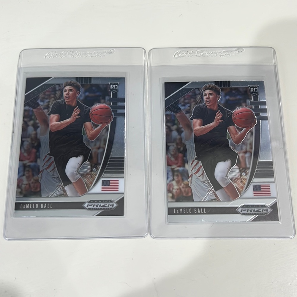 Lamelo Ball - Lot (2) Panini Prizm Rookie Cards
